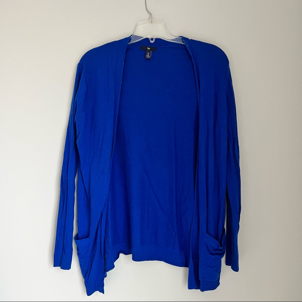 Gap royal blue cardigan sweater